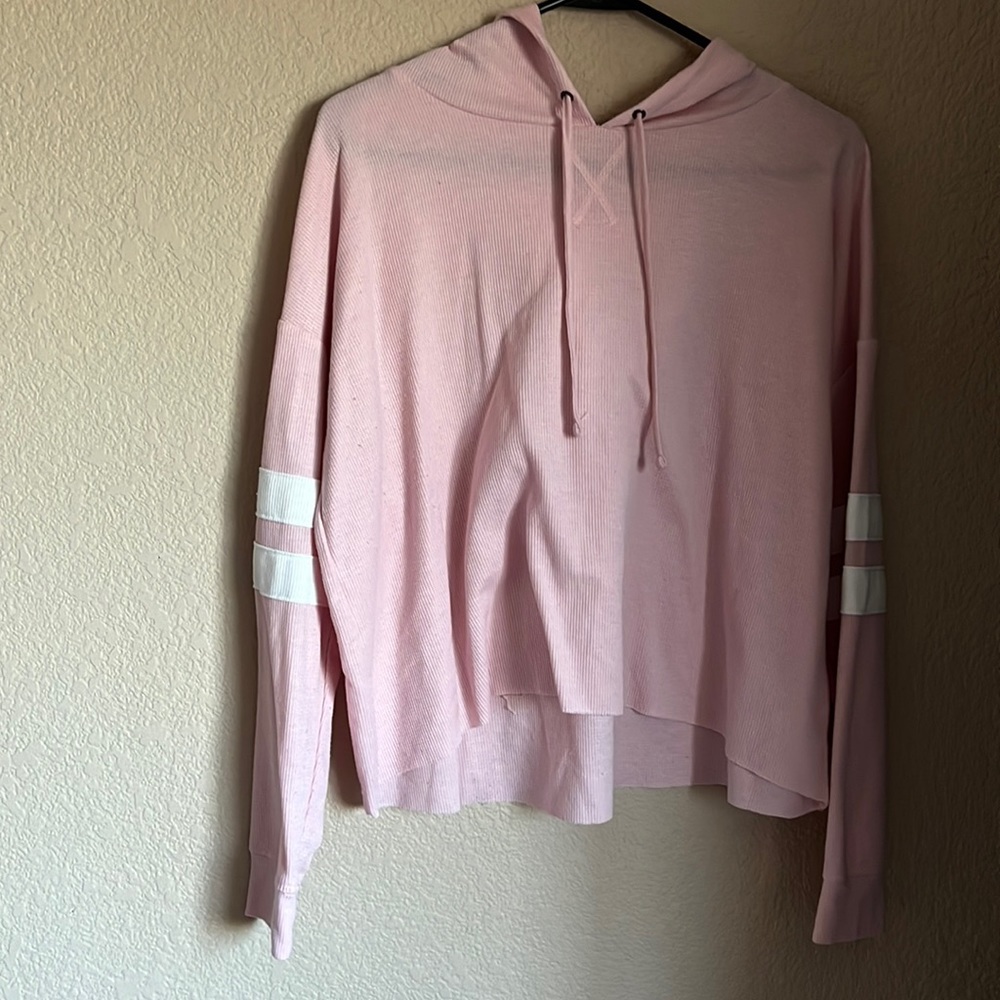 SO, size S, light pink, hood, thin